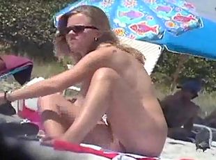 Countless beautiful women at nude beach